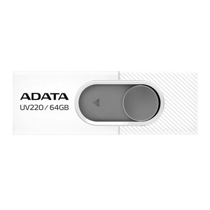 ADATA | UV220 | 64 GB | USB Type-A | White/Gray