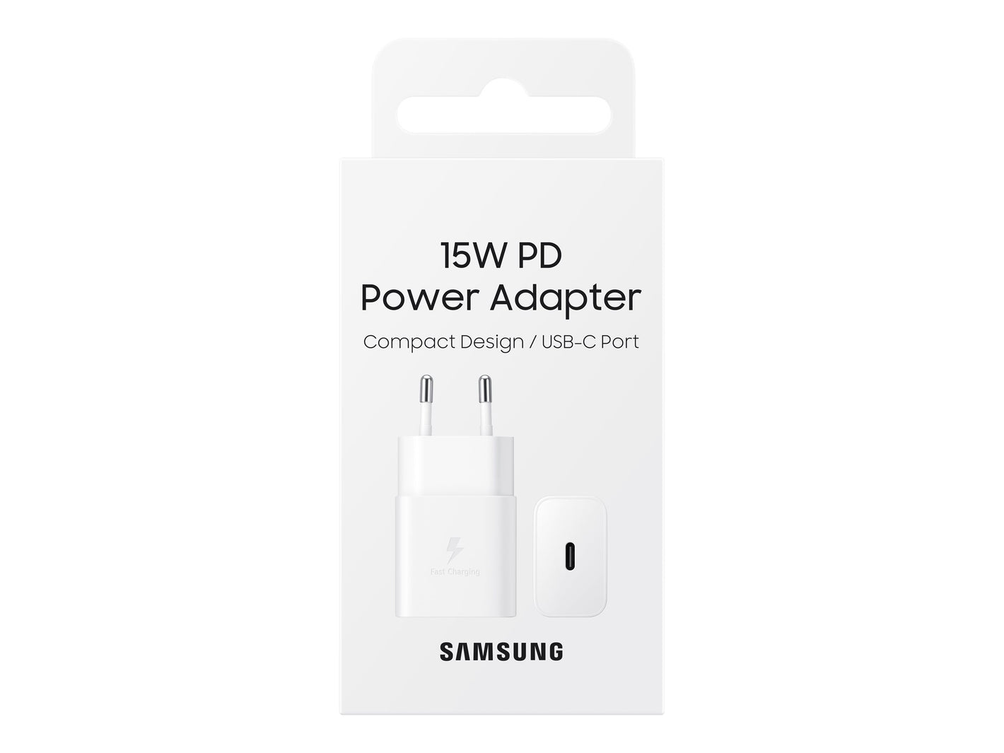 SAMSUNG 15W Adapter wo cable White