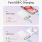 Anker Power Bank, Built-In USB-C Cable, 30W | A1688H21 | 10000 mAh | White