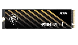 SSD|MSI|SPATIUM M460|1TB|M.2|PCIE|NVMe|3D NAND|Write speed 4500 MBytes/sec|Read speed 5000 MBytes/sec|MTBF 1500000 hours|S78-440L930-P83