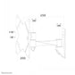 NEWSTAR FLAT SCREEN WALL MOUNT (2 PIVOTS & TILTABLE) 10-40" BLACK