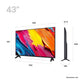 LG 43QNED70A6A 43inch UHD TV QNED70 2025