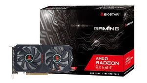 Graphics Card|BIOSTAR|AMD Radeon RX 6600|8 GB|GDDR6|128 bit|PCIE 4.0 16x|GPU 1626 MHz|Dual Slot Fansink|1xHDMI|3xDisplayPort|VA6606RM81