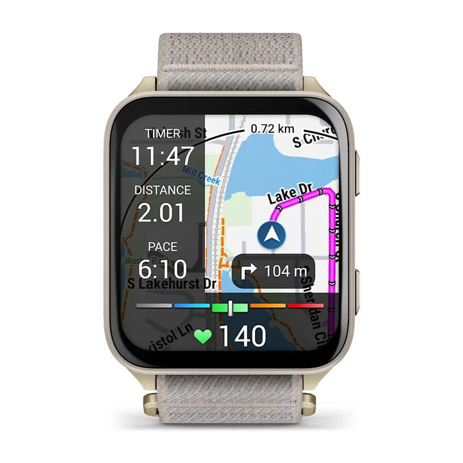 SMARTWATCH VENU X1/GOLD/TITAN 010-02980-09 GARMIN