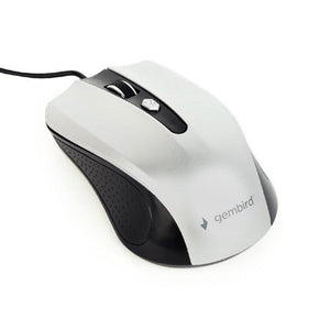 MOUSE USB OPTICAL BLACK/SILVER/MUS-4B-01-BS GEMBIRD