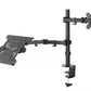 NEWSTAR FLAT SCREEN & NOTEBOOK DESK MOUNT (CLAMP/GROMMET)  10-32" BLACK