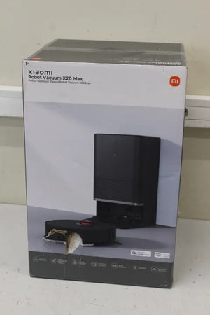 SALE OUT. SALE OUT. Xiaomi Robot Vacuum | X20 Max EU | Wet&Dry | 5200 mAh | 8000 Pa | Black | DAMAGED PACKAGING