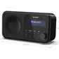 Sharp DR-P420(BK) Tokyo Portable Digital Radio, FM/DAB/DAB+, Bluetooth 5.0, USB or Battery Powered, Midnight Black | Sharp | Tokyo Portable Digital Radio | DR-P420(BK) | Bluetooth | Midnight Black