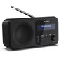 Sharp DR-P420(BK) Tokyo Portable Digital Radio, FM/DAB/DAB+, Bluetooth 5.0, USB or Battery Powered, Midnight Black | Sharp | Tokyo Portable Digital Radio | DR-P420(BK) | Bluetooth | Midnight Black