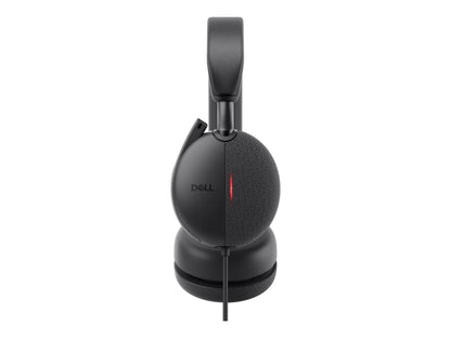 Dell | Pro Wired On-Ear Headset | WH5024 | Built-in microphone | USB Type-A | ANC | Black