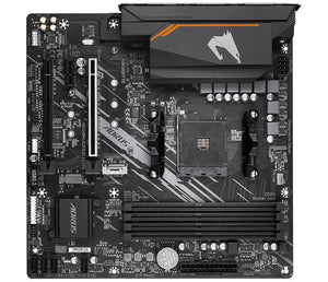 Mainboard|GIGABYTE|AMD B550|SAM4|Micro-ATX|Memory DDR4|Memory slots 4|1xPCI-Express 3.0 1x|1xPCI-Express 3.0 4x|1xPCI-Express 4.0 16x|2xM.2|1xDVI-D|1xHDMI|2xAudio-In|1xAudio-Out|4xUSB 2.0|4xUSB 3.2|1xPS/2|1xRJ45|B550MAORUSELITE1.3