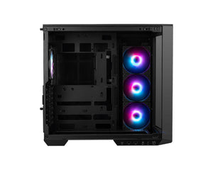 Case|MSI|MAG PANO 100R PZ|MidiTower|Case product features Transparent panel|ATX|MicroATX|MiniITX|Colour Black|MAGPANO100RPZ