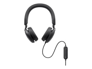 Dell | Pro Wired On-Ear Headset | WH5024 | Built-in microphone | USB Type-A | ANC | Black