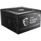 Power Supply|MSI|750 Watts|Efficiency 80 PLUS GOLD|PFC Active|MAGA750GLPCIE5