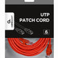 PATCH CABLE CAT6 UTP 5M/RED PP6U-5M/R GEMBIRD