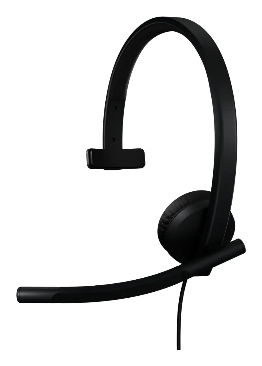 Logitech H570e Mono MS Teams Wired Headset USB-A, Black