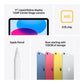 Apple iPad Wi-Fi + Cellular | 11 " | Silver | Liquid Retina | 2360 x 1640 pixels | A16 | 128 GB | 128 GB | 4G | Wi-Fi | Front camera | 12 MP | Rear camera | 12 MP | Bluetooth | 5.3 | iOS