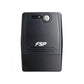 FSP FP 800* 800VA/480W,INPUT VOLTAGE: 110/120VAC OR 220/230/240VAC, INPUT/VOLTAGE RANGE: 162-290VAC, INPUT FREQUENZ 60/50 HZ, 1*12V/9AH, 2*SCHUKO, AVR