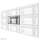 NEWSTAR FLAT SCREEN WALL MOUNT FOR VIDEO WALLS (POP-OUT / STRETCHABLE) 32-75" BLACK