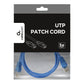 GEMBIRD CAT5e UTP Patch cord blue 1m