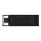 Kingston | DataTraveler 70 | 64 GB | USB-C | Black