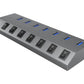 ICY BOX IB-HUB1701-C3 7-port hub