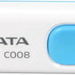 ADATA | C008 | 64 GB | USB Type-A | White/Blue