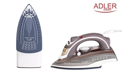 Adler | Iron | AD 5030 | Steam Iron | 3000 W | Water tank capacity 310 ml | Continuous steam 20 g/min | Brown