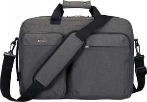 TARGUS HYBRID 16" BRIEFCASE BACKPACK, GREY