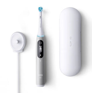 Oral-B | Toothbrush | iO Series 6 | Rechargeable | For adults | Number of brush heads included 1 | Number of teeth brushing modes 5 | Grey Opal
