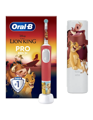 Oral-B | Electric Toothbrush | Vitality PRO Kids 3+ Lion King | Rechargeable | For children | Number of brush heads included 1 | Number of teeth brushing modes 2