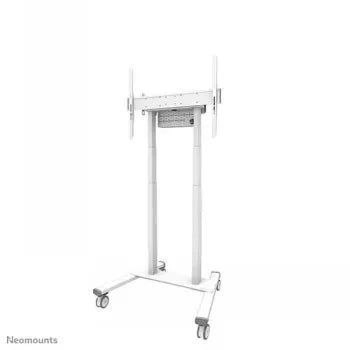 NEOMOUNTS MOVE LIFT MOTORISED MOBILE STAND INCL. STORAGE BOX, 10 CM. WHEELS FLOOR - VESA 100X100 UP TO 800X600 1 SCREEN WHITE