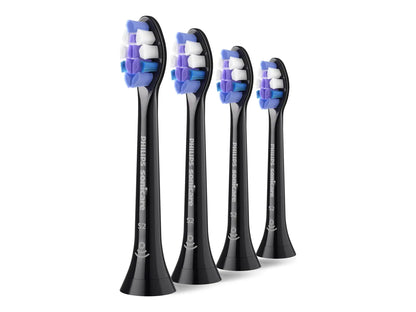 Philips HX6054/88 Sonicare Sensitive | Replacement brush heads | Heads | For adults | Number of brush heads included 4 | Black