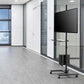 NEWSTAR MOBILE WORKPLACE FLOOR STAND (MONITOR, KEYBOARD/MOUSE & PC) 10-32" BLACK