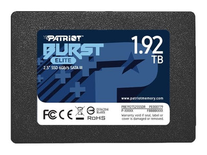 PATRIOT Burst Elite 1.92TB SATA 3 2.5In