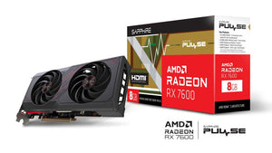 Graphics Card|SAPPHIRE|AMD Radeon RX 7600|8 GB|GDDR6|128 bit|PCIE 4.0 8x|Dual Slot Fansink|1xHDMI|3xDisplayPort|11324-01-20G