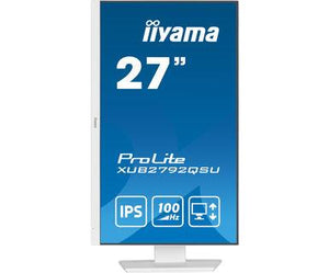 LCD Monitor|IIYAMA|27"|Business|Panel IPS|2560x1440|16:9|100Hz|Matte|0.4 ms|Speakers|Swivel|Pivot|Height adjustable|Tilt|Colour White|XUB2792QSU-W6