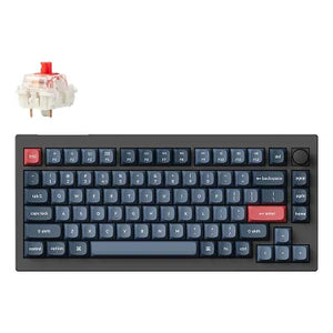 Keychron V1 Max RGB - US Layout - Hot-Swappable Gateron Jupiter Red Wireless Keyboard