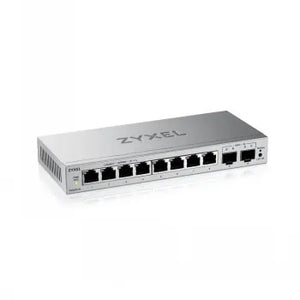 ZYXEL GS1200-10 V3, 8 PORT GIGABIT, 2 X SFP WEBMANAGED DESKTOP SWITCH (5Y WARRANTY)