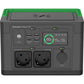 Schneider OffGrid Portable Power Station 330, 230V, 332Wh Lithium-ion, LCD, 2 CEE 7/3 Schuko outlets, Sinewave, 3 USB-A, 1 USB-C, Wireless Charger