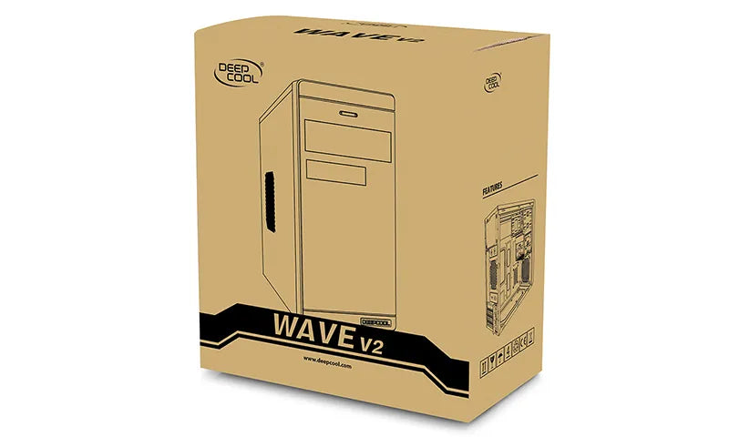 Deepcool | Wave V2 | Black | Micro ATX | Power supply included No
