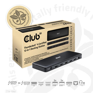 NB ACC DOCKING STATION 12IN1/THUNDERBOLT CSV-1582 CLUB3D