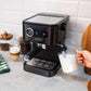 Cecotec Coffee machine | Power Espresso 20 Pro Latte | Pump pressure 20 bar | Built-in milk frother | Semi-automatic | Black | 1350 W