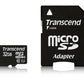 MEMORY MICRO SDHC 32GB W/ADAPT/CLASS10 TS32GUSDU1 TRANSCEND