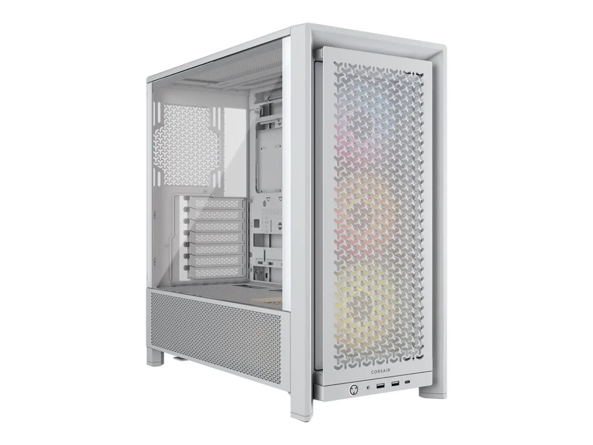 Corsair PC Case | Frame 4000D RS ARGB Modular | White | Mid-Tower