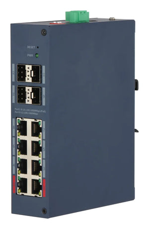 Switch|DAHUA|CHS4412-8GT-125|Switch type Managed|Switch layer L2|Form factor Desktop|8xRJ-45 ports|RJ-45 Ports Type Gigabit Ethernet (10/100/1000)|4xFiber ports quantity|Power over Ethernet (PoE) Yes|8xPower over Ethernet (PoE) ports quantity|2xPower...