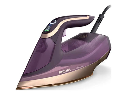 Philips | DST8040/30 Azur 8000 Series | Steam Iron | 3000 W | Water tank capacity 350 ml | Continuous steam 80 g/min | Steam boost performance 260 g/min | Dark Purple