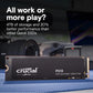 SSD|CRUCIAL|800xTBW rating|Read speed 7100 MB/s|Write speed 6000 MB/s|NVMe Yes|PCI Express 4.0|M.2|4000 GB|CT4000P310SSD8