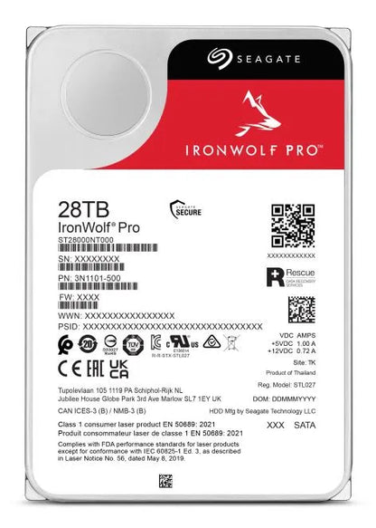 HDD|SEAGATE|Serial ATA III|3.5 "|Buffer 512 MB|7200 RPM| 28 TB|ST28000NT000|ST28000NT000