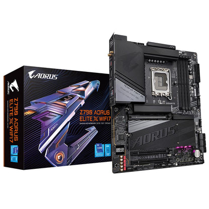 Mainboard|GIGABYTE|Intel Z790|LGA1700|ATX|Memory DDR5|Memory slots 4|2xPCI-Express 4.0 16x|1xPCI-Express 5.0 16x|4xM.2|1xHDMI|1xDisplayPort|4xUSB 2.0|5xUSB 3.2|1xUSB-C|1xOptical S/PDIF|1xRJ45|2xAudio port|Z790AORUSELITEXWIFI7